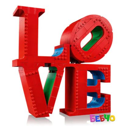 LEGO® Art надпис LOVE 31214