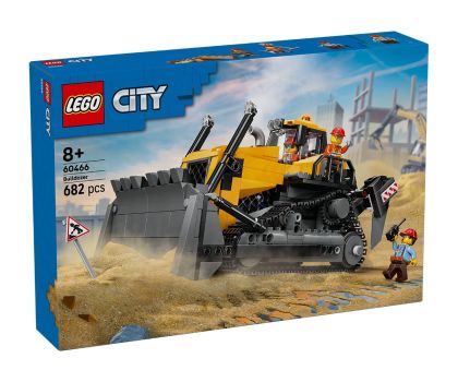 LEGO® City Жълт булдозер 60466 