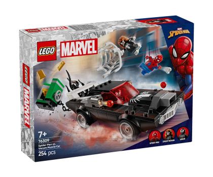 LEGO® Marvel Спайдърмен срещу Венъм с мощна кола 76309 