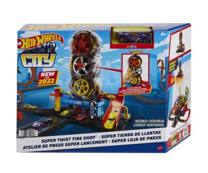 Hot Wheels City Комплект ултра модерен градски център за гуми