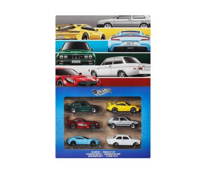 Hot Wheels Silver Series Комплект 6 колички Европейски стил
