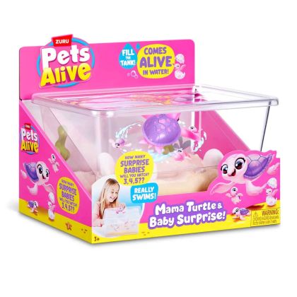 Zuru Pets Alive Мама костенурка с бебета изненада