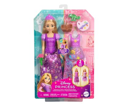 Disney Princess Кукла Рапунцел с 2 тоалета и 9 аксесоара