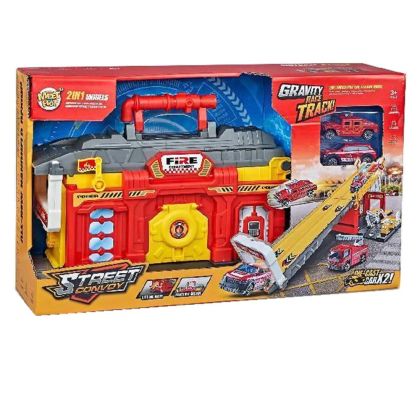 LToys Комплект куфар Писта пожарна с 2 коли