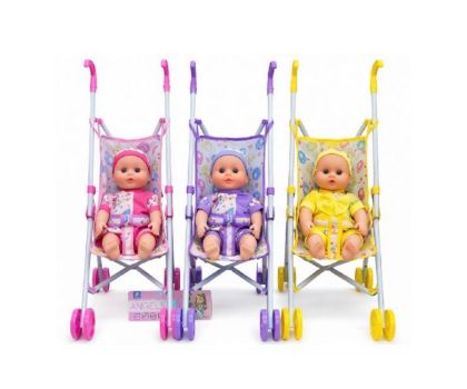 LToys Количка За Кукли с Бебе