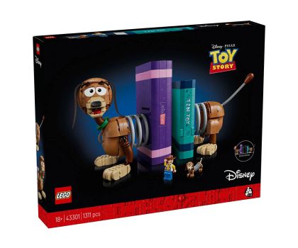 LEGO® Disney™ Играта на играчките: Подпори за книги с кучето Слинки 43301 