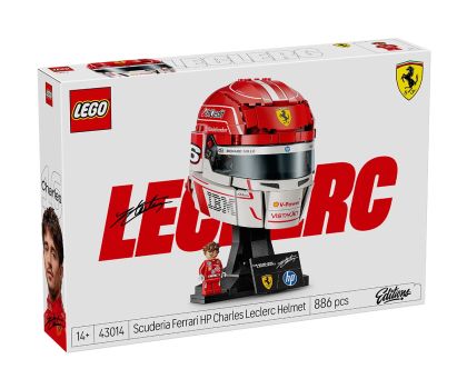 LEGO® Editions Каска на Чарлз Льоклер от Scuderia Ferrari HP 43014 