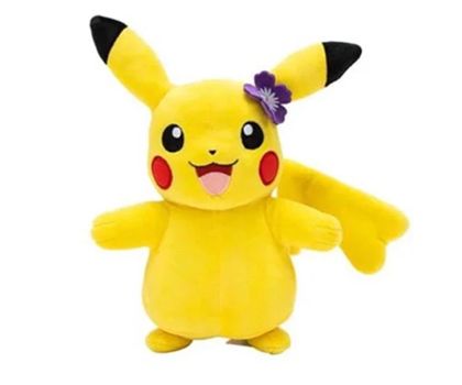 Pokemon Плюшена фигура Пикачу с цвете 20 см