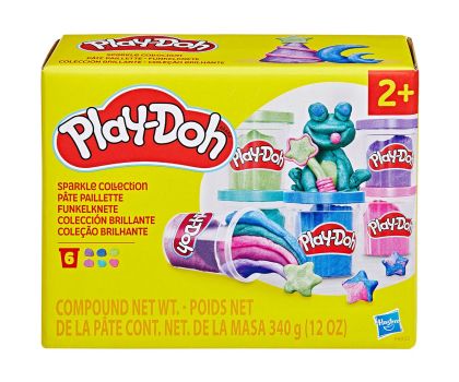 Play Doh Комплект от 6 блестящи цвята 