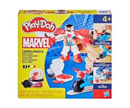 Play Doh Капитан Америка Мото-резачка