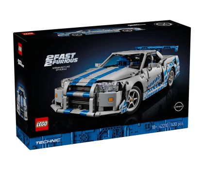 LEGO® Technic „Бързи и яростни 2“: Кола Nissan Skyline GT-R (R34) 42210 