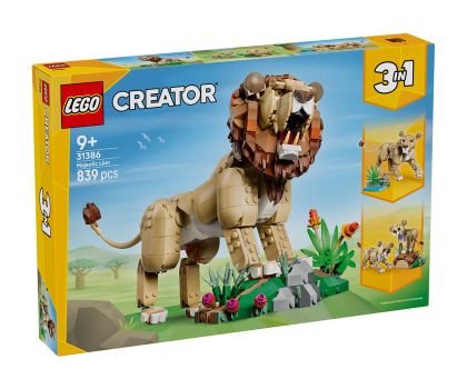 LEGO® Creator Диви животни Величествен лъв 31386 