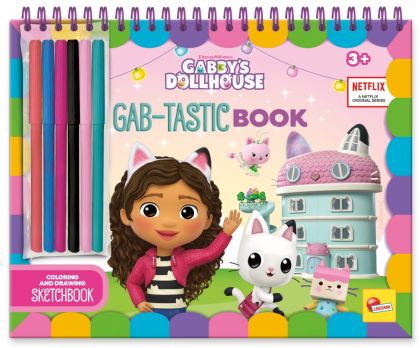 Lisciani Книжка с активности Gabby′s dollhouse - Gab-tastic