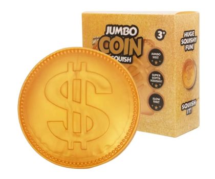 Squeezy Coin Антистрес играчка XXL Монета