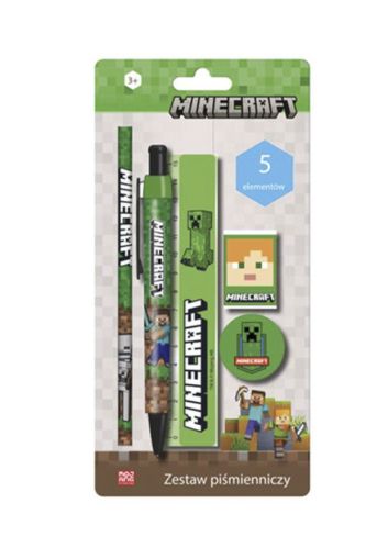 Astra Комплект канцеларски материали Minecraft 5 броя Блистерна опаковка