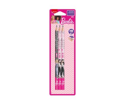 Maped Barbie Моливи HB, 6 броя