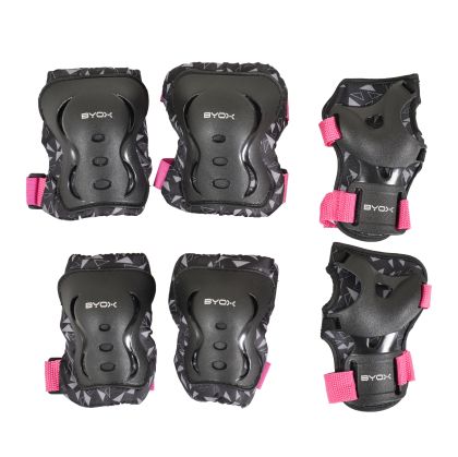 BYOX Протектори Dazzle розов Class B (25-50kg)