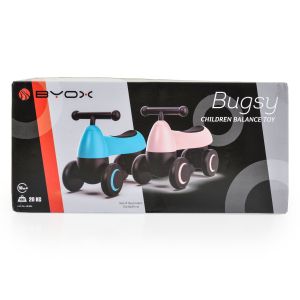 BYOX Мини баланс велосипед Bugsy розов