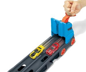 Hot Wheels City Високоскоростен транспортьор с 3 колички