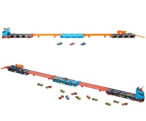 Hot Wheels City Високоскоростен транспортьор с 3 колички