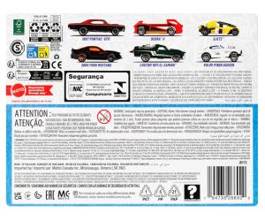 Hot Wheels Комплект 6 колички Легенди