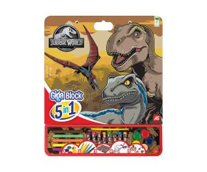 AS Company Комплект за рисуване Гига блок 5в1 Джурасик свят