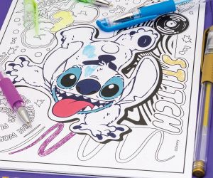 AS Company Дневник с неонови химикалки Стич