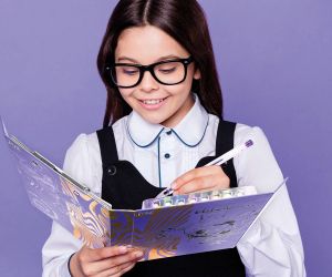 AS Company Дневник с неонови химикалки Стич