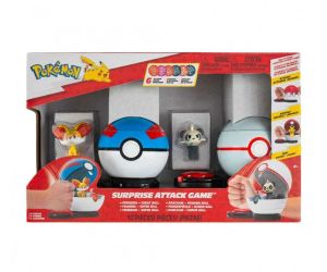 Pokemon Покемон игра Изненадваща атака Fennekin+Great Ball/Pancham+Premier Ball