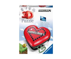 Ravensburger 3D Пъзел 54 ел. Кутия сърце Майнкрафт