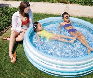 INTEX Детски надуваем басейн Blue Bliss, 147 х 33 см