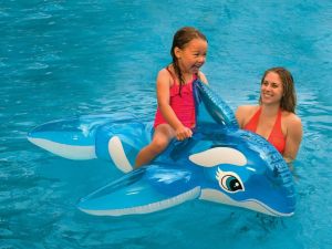 INTEX Надуваема играчка Кит LIL' Whale Ride-on