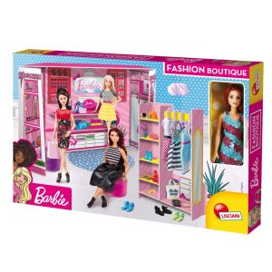 Lisciani Креативен комплект Направи си сам моден бутик с включена кукла Барби Barbie