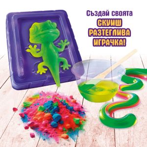 Lisciani Slumi Science Направи си сам скуиш Хамелеон