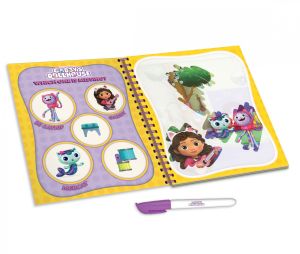 Lisciani Книжка за оцветяване с вода Gabby′s Dollhouse - Gabdorable