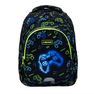 HEAD Ученическа раница Неонова игра, AB300 42 х 30 х 19 см