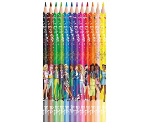 Maped Barbie Цветни моливи, 12 цвята 