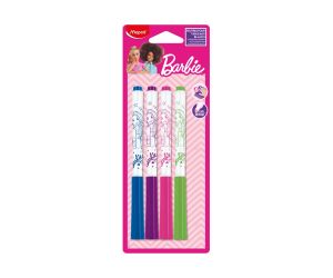 Maped Barbie Маркери за бяла дъска, 4 броя