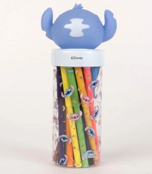 Disney Stitch Буркан с Флумастери 18 цвята 