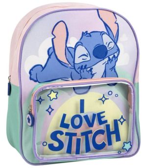 Disney Stitch Детска раница с преден джоб 30 см