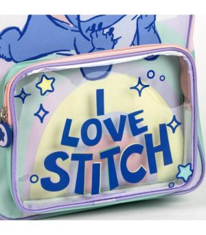 Disney Stitch Детска раница с преден джоб 30 см