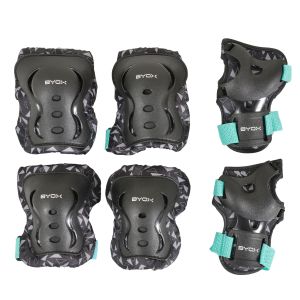 BYOX Протектори Dazzle тюркоаз Class B (25-50kg)