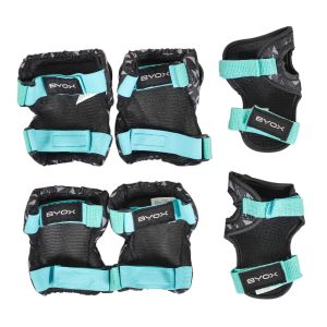 BYOX Протектори Dazzle тюркоаз Class B (25-50kg)