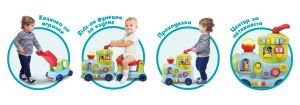 Lisciani Carotina  Влакчето 4в1 на български език