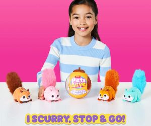 Zuru Pets Alive Бягаща катеричка, асортимент
