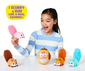 Zuru Pets Alive Бягаща катеричка, асортимент