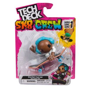 TECH DECK Мини скейтборд SK8 Crew с фигурка