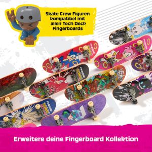 TECH DECK Мини скейтборд SK8 Crew с фигурка