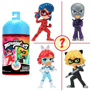 MIRACULOUS Калинката и Котарака Chibi фигура с магическо разкриване