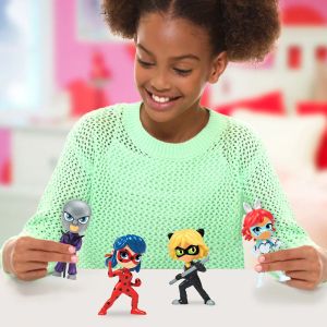 MIRACULOUS Калинката и Котарака Chibi фигура с магическо разкриване
